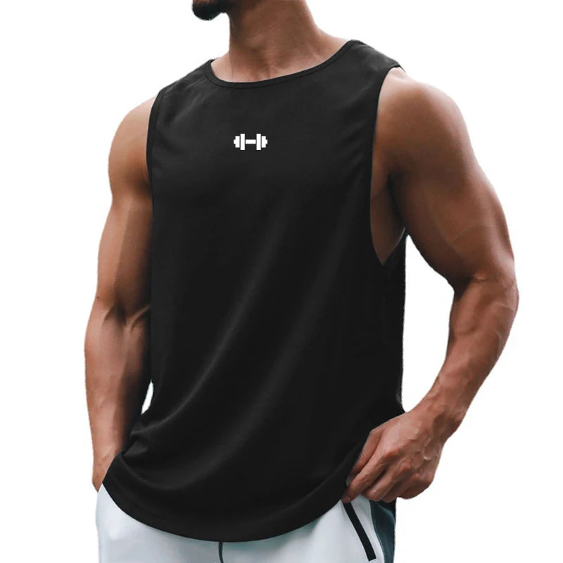 Men's Quick-Drying Gym Tank Top | Sleeveless Fitness Shirt for Bodybuilding & Summer Sports