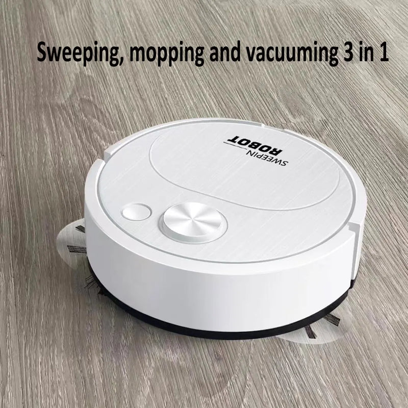 NEW USB 3 IN 1 SWEEPING ROBOT VACUUM CLEANER – MOPPING, SMART WIRELESS 1500PA CLEANING FOR HOME/OFFICE