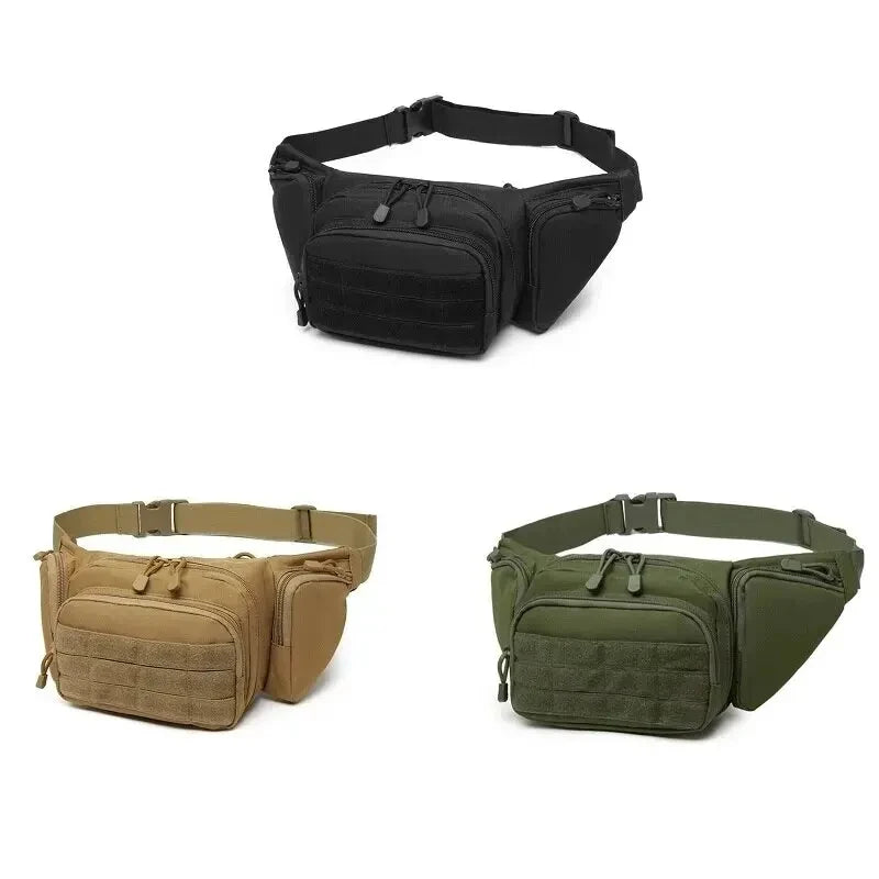 Tactical Fanny Pack | Nylon Hiking Waist Bag for Outdoor Sports, Camping, and Hunting