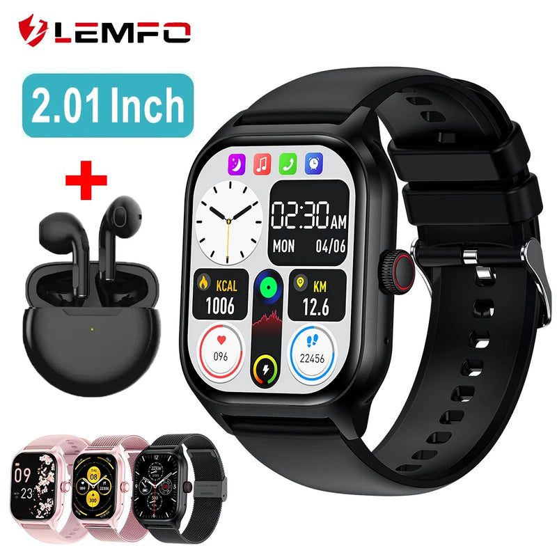 LEMFO LT10 Smart Watch 2024 Bluetooth Call Music Fitness Tracker Sports Watch for Android & iOS