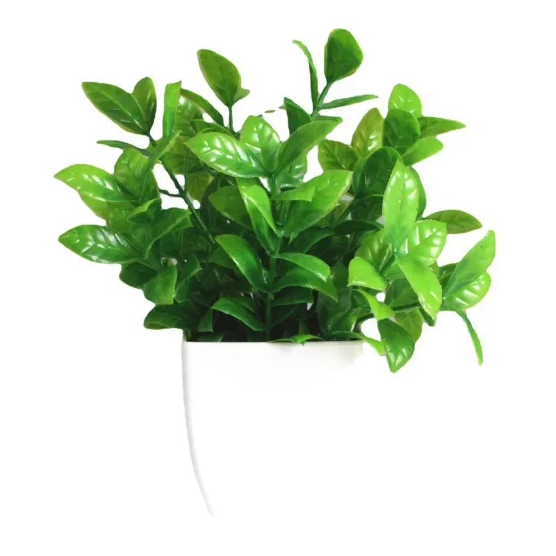 Artificial Eucalyptus Bonsai Plant – Green Fake Potted Plant for Indoor & Outdoor Home Décor