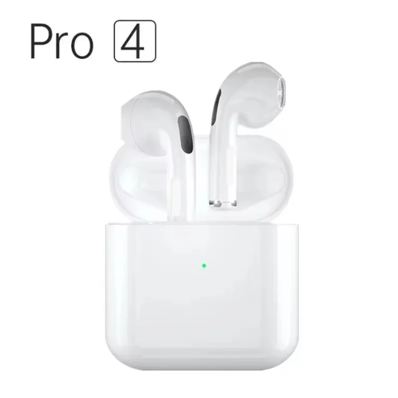 Pro4 TWS Bluetooth Earphones with 9D Stereo Sound, Wireless Noise-Cancelling Earbuds for Xiaomi