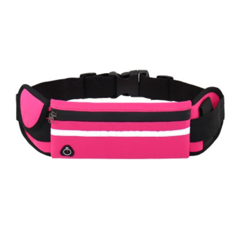 Waterproof Reflective Sports Waist Bag with Adjustable Strap for Running, Cycling & Fitness