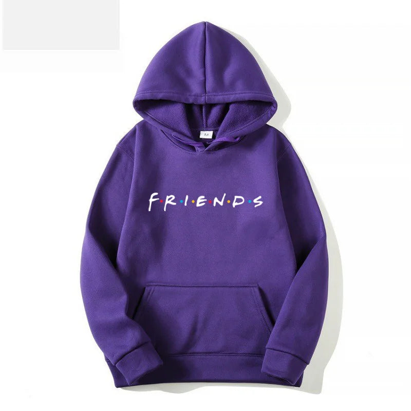 Unisex Friends Hoodie Sweatshirt – Casual Autumn & Winter Fashion