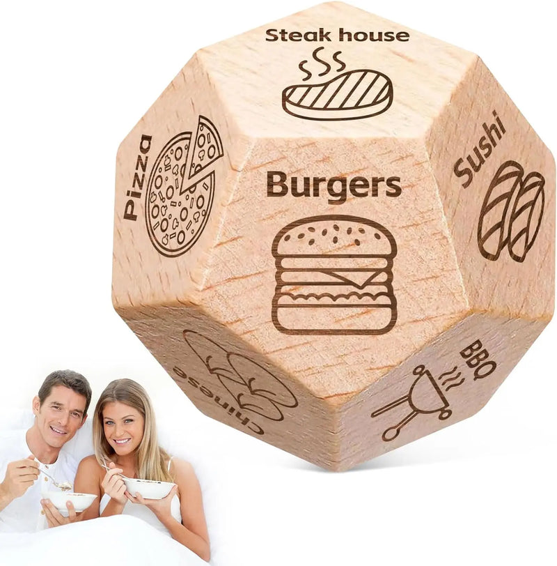 Couples Decision Dice – Fun Food, Movie & Activity Games | Gifts for Anniversaries, Valentine’s Day, Christmas, Birthdays