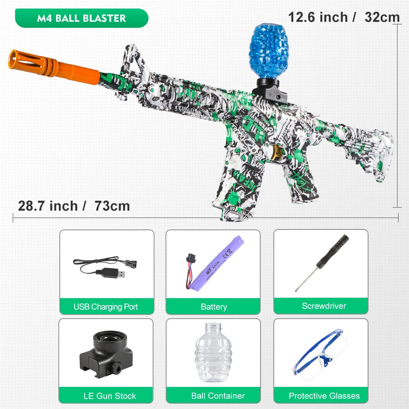 M416 ELECTRIC BLASTER GUN SET – HIGH-PRECISION SHOOTING TOY FOR KIDS & ADULTS – GREAT GIFT