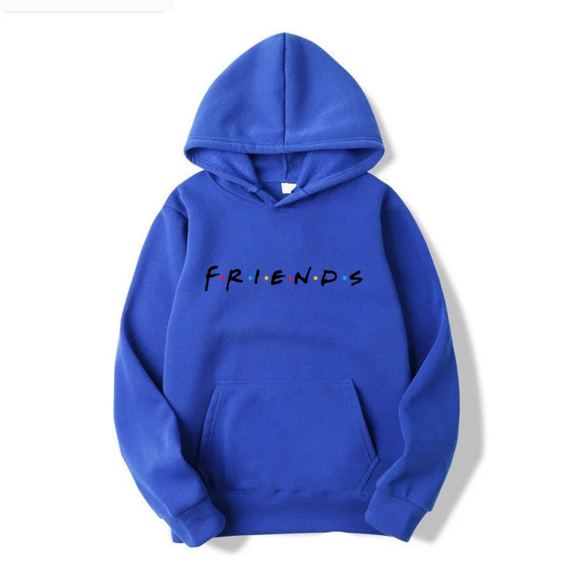 Unisex Friends Hoodie Sweatshirt – Casual Autumn & Winter Fashion