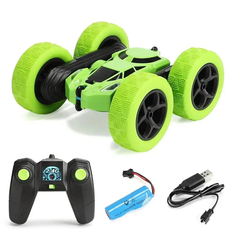 RC Stunt Car with 360° Flip, 2.4G Remote Control, Off-Road Drift, Kids & Adults Gift