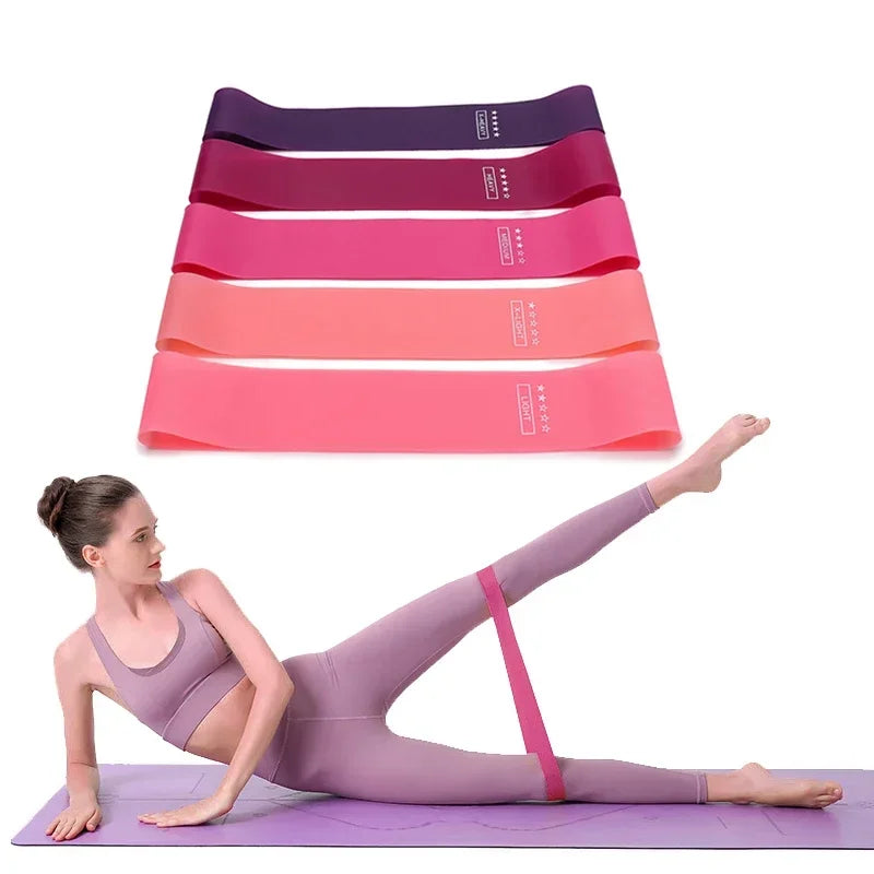 Portable Fitness Resistance Bands - Yoga, Pilates, CrossFit, Strength Training for Women & Sports