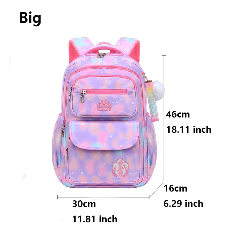 Cute Pink Girls Backpack for School – Waterproof Kawaii Child Schoolbag for Primary & Teenagers