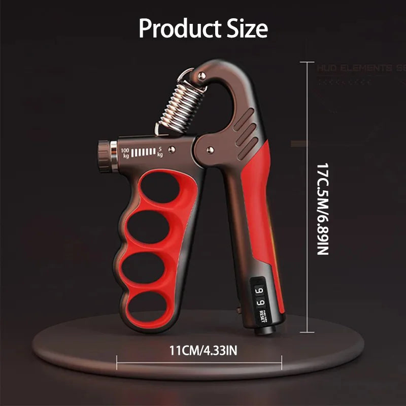 5-100kg Adjustable Grip Strengthener for Wrist & Hand, Fitness Recovery & Strength Training