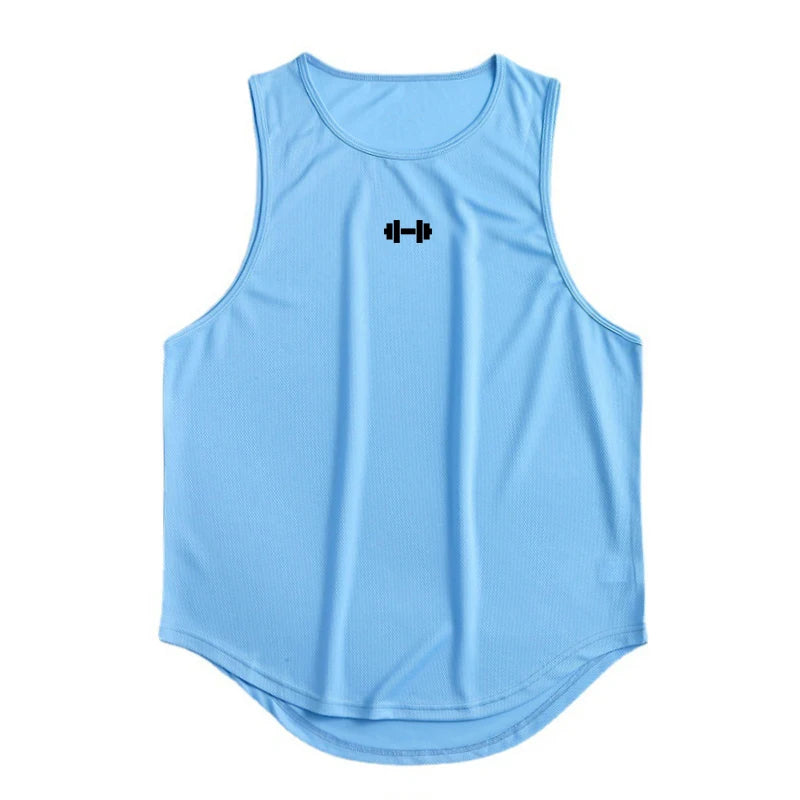 Men's Quick-Drying Gym Tank Top | Sleeveless Fitness Shirt for Bodybuilding & Summer Sports