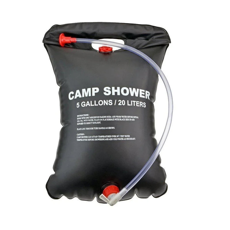 20L Solar Heated Camping Shower Bag – Portable Outdoor Shower for Travel, Hiking, Beach & BBQ