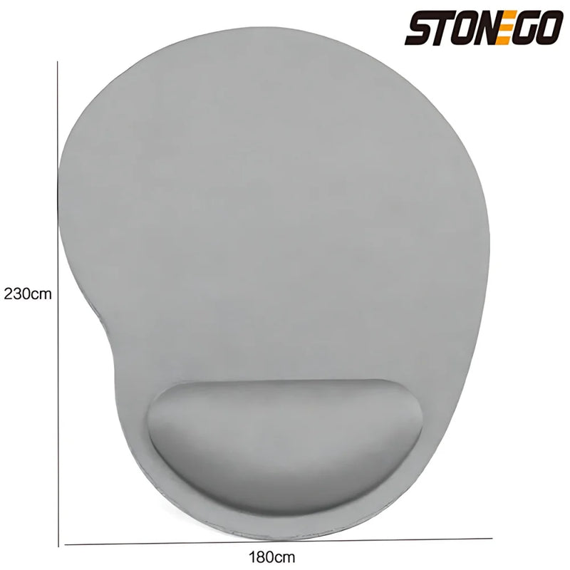 STONEGO Ergonomic Laptop Mouse Pad with Wrist Support | Non-Slip Rubber Design for Office & Gaming