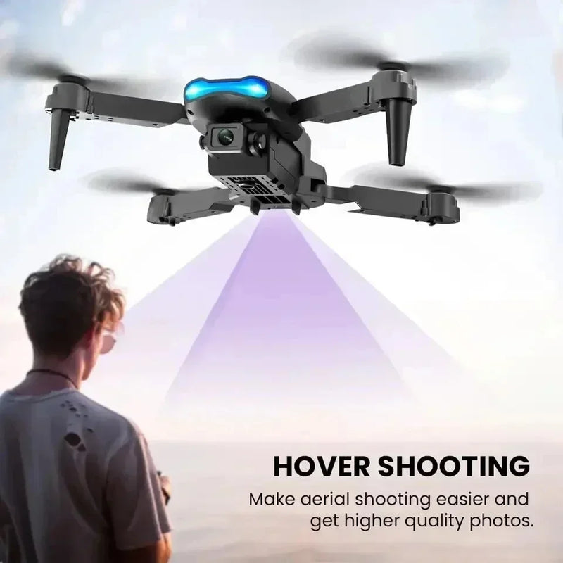 E99 Pro Drone Quadcopter with 4K HD Camera, Dual Lens, 360° Rotation, Altitude Hold, Remote Control