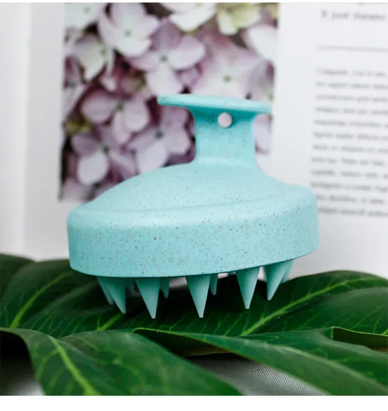 Scalp Massage Brush | Wet & Dry Head Cleansing with Soft Silicone Cushion