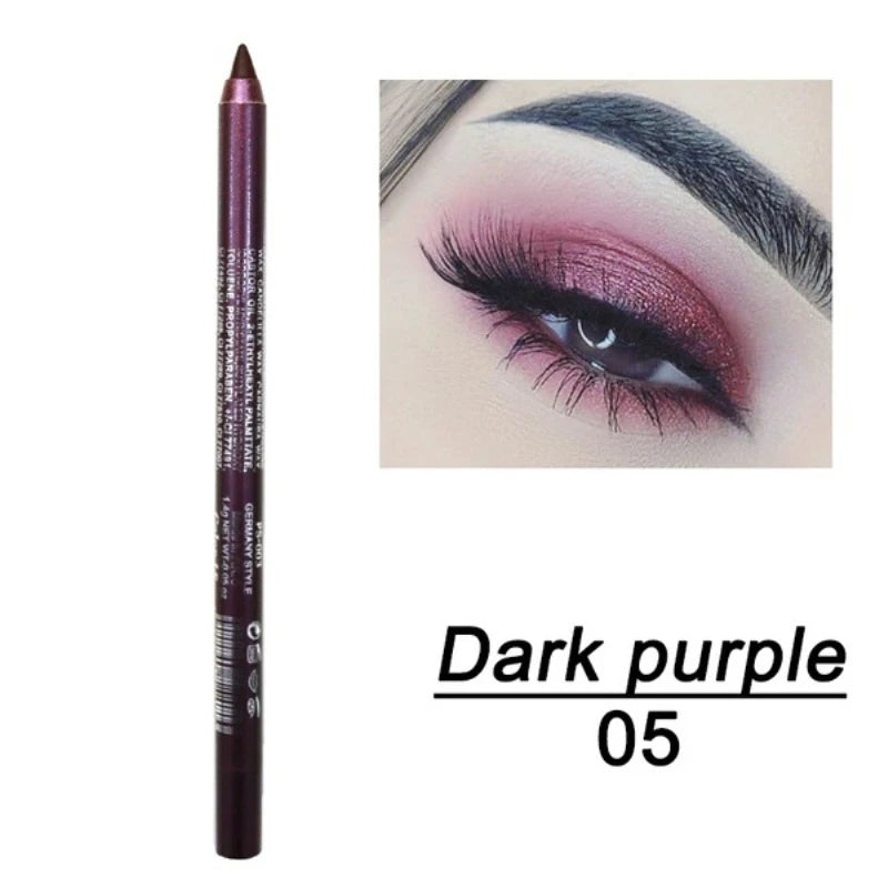 Waterproof Silkworm Pearlescent Eyeshadow & Eyeliner Pen | High Gloss Gel Pen