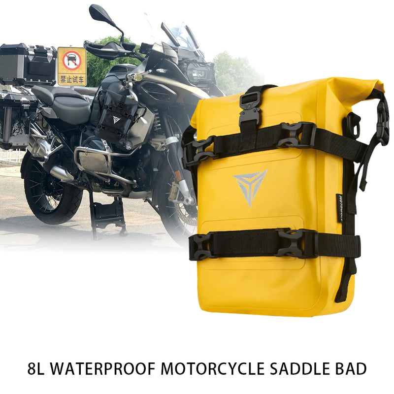 Waterproof Motorcycle Crash Bar Bags for BMW R1200GS R1250GS ADV Honda NC750X CB500X – Durable Tool and Repair Storage