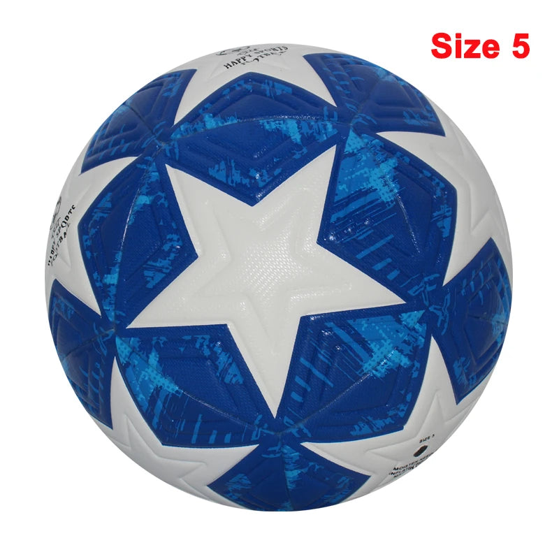 Professional Size 4 & 5 Soccer Ball – Seamless PU Football for Match & Training, Durable & High Bounce