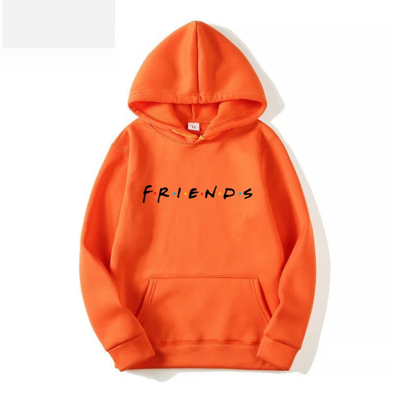 Unisex Friends Hoodie Sweatshirt – Casual Autumn & Winter Fashion