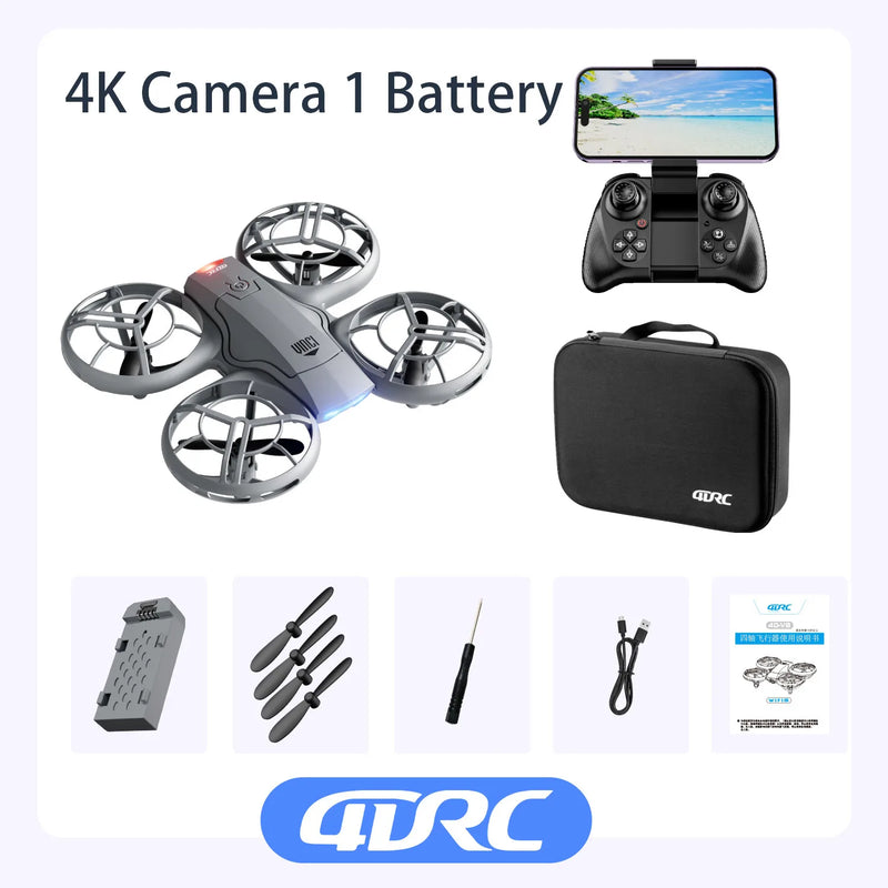 V8 Mini Drone 4K HD Camera – WiFi FPV RC Quadcopter with Altitude Hold, Wide-Angle Lens & 80M Range