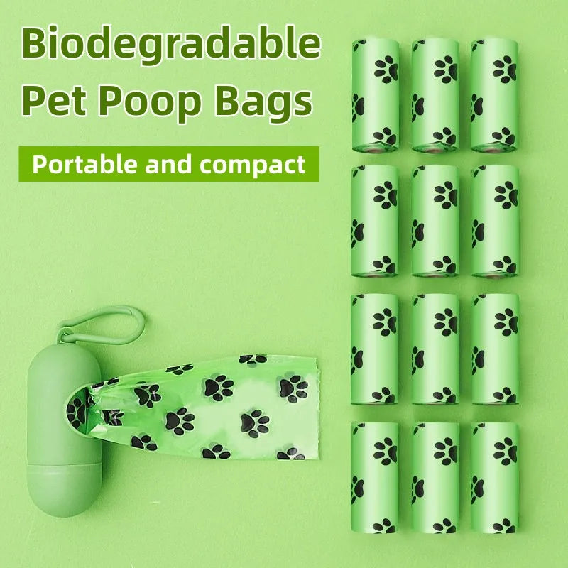 Biodegradable Dog Poop Bags – Scented, Eco-Friendly, Leak-Proof Pet Waste Bags with Dispenser