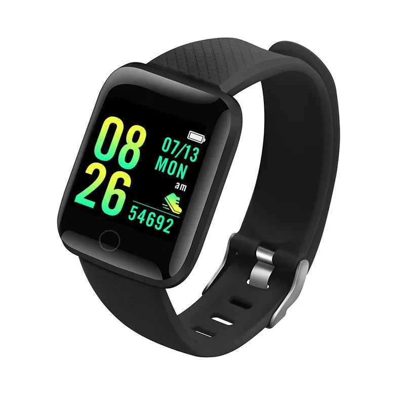 Smartwatch for Men & Women with Fitness Tracker, Heart Rate Monitor & Message Reminder – Compatible with Xiaomi, Huawei