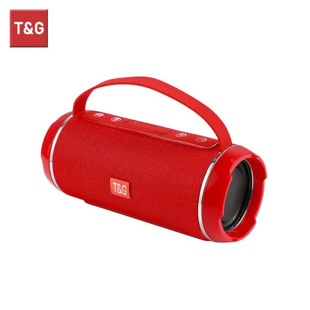 T&G TG116C Bluetooth Speaker – TWS Wireless, Waterproof, Portable Outdoor Subwoofer with 3D Stereo Sound