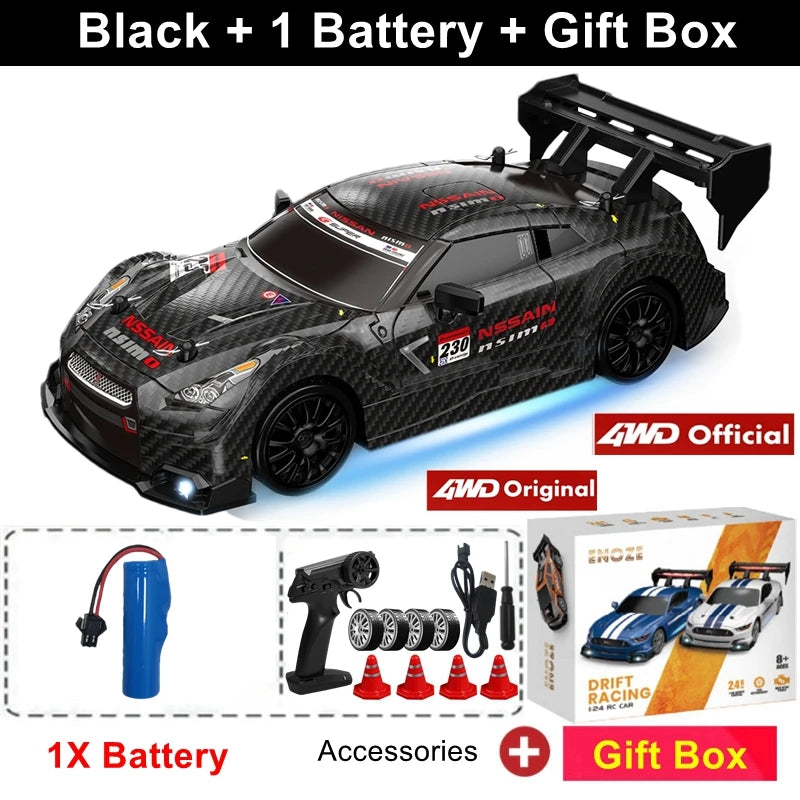 4WD RC DRIFT CAR – HIGH-SPEED REMOTE CONTROL GTRPRO AE86PRO 4X4 RACING VEHICLE FOR KIDS & ADULTS