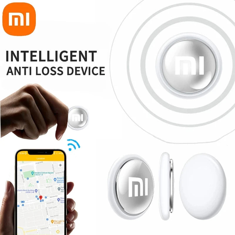 Xiaomi Mini GPS Tracker Bluetooth Locator for Keys, Pets, Kids, and Wallets with App Support