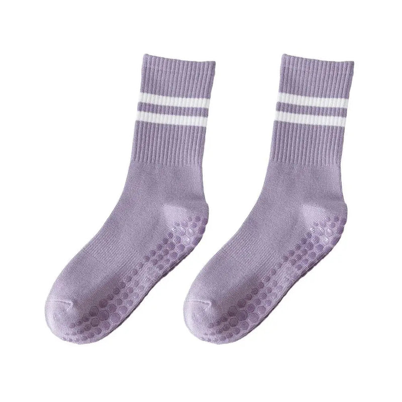 8-Colour Sports Socks for Women, Non-Slip Silicone Yoga, Pilates, Dance & Gym Socks