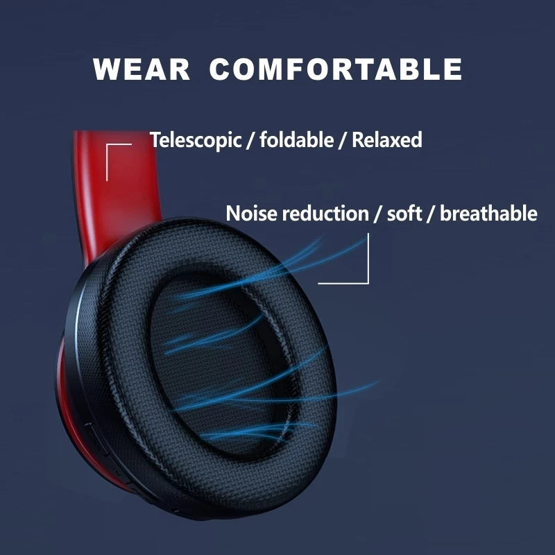 Lenovo HD200 Bluetooth Headphones – Wireless Over-Ear Noise Cancelling Hi-Fi Stereo Gaming Headset