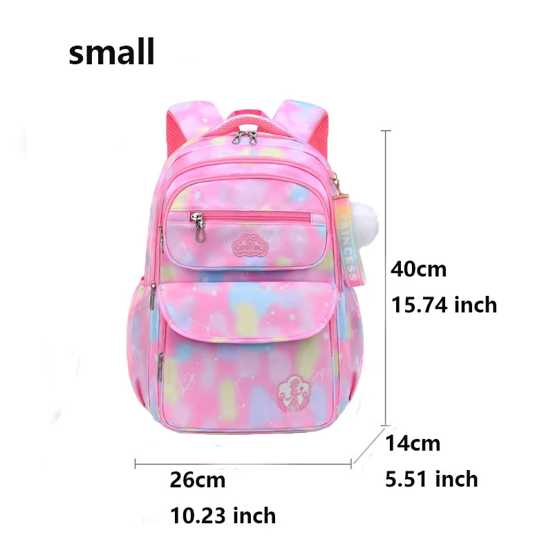 Cute Pink Girls Backpack for School – Waterproof Kawaii Child Schoolbag for Primary & Teenagers