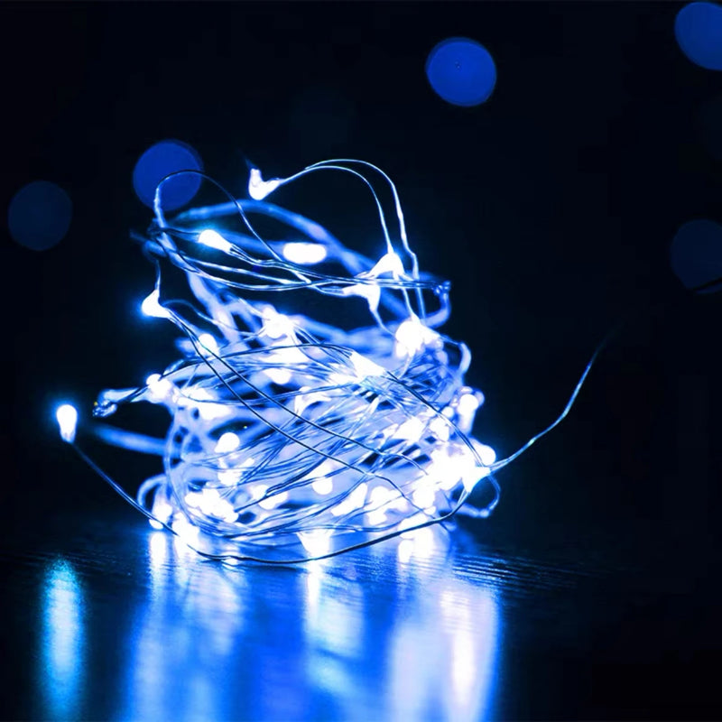 Battery-Powered Fairy Lights - Copper Wire String Lights for Weddings, Parties & Home Decor