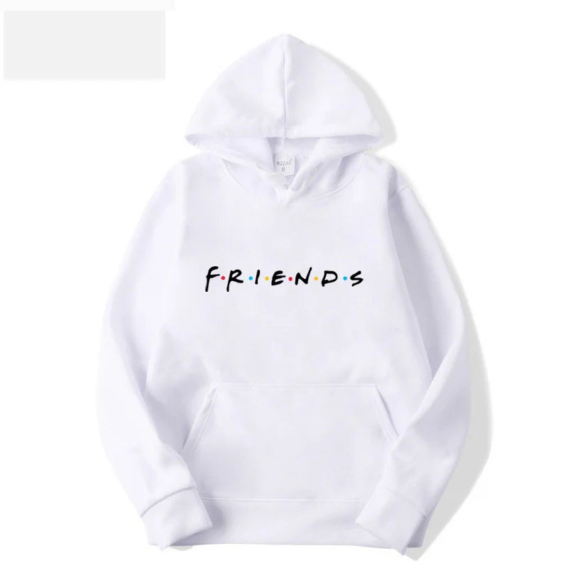 Unisex Friends Hoodie Sweatshirt – Casual Autumn & Winter Fashion