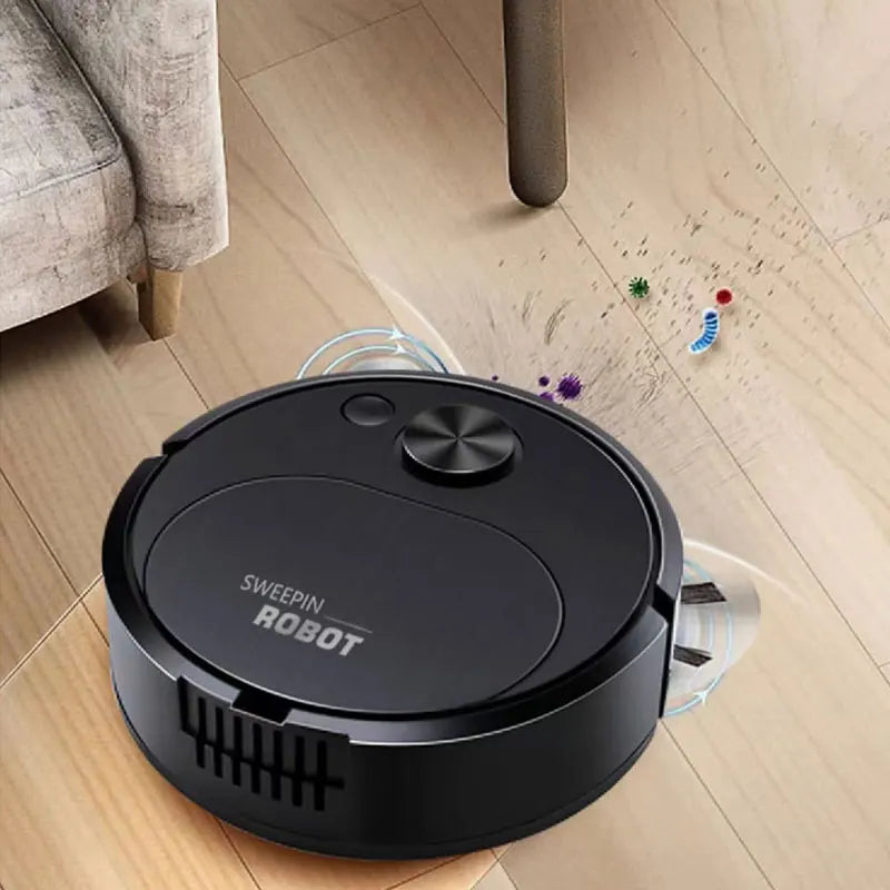 NEW USB 3 IN 1 SWEEPING ROBOT VACUUM CLEANER – MOPPING, SMART WIRELESS 1500PA CLEANING FOR HOME/OFFICE