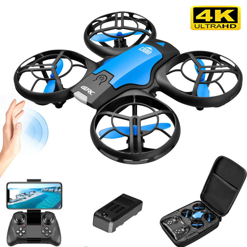 V8 Mini Drone 4K HD Camera – WiFi FPV RC Quadcopter with Altitude Hold, Wide-Angle Lens & 80M Range