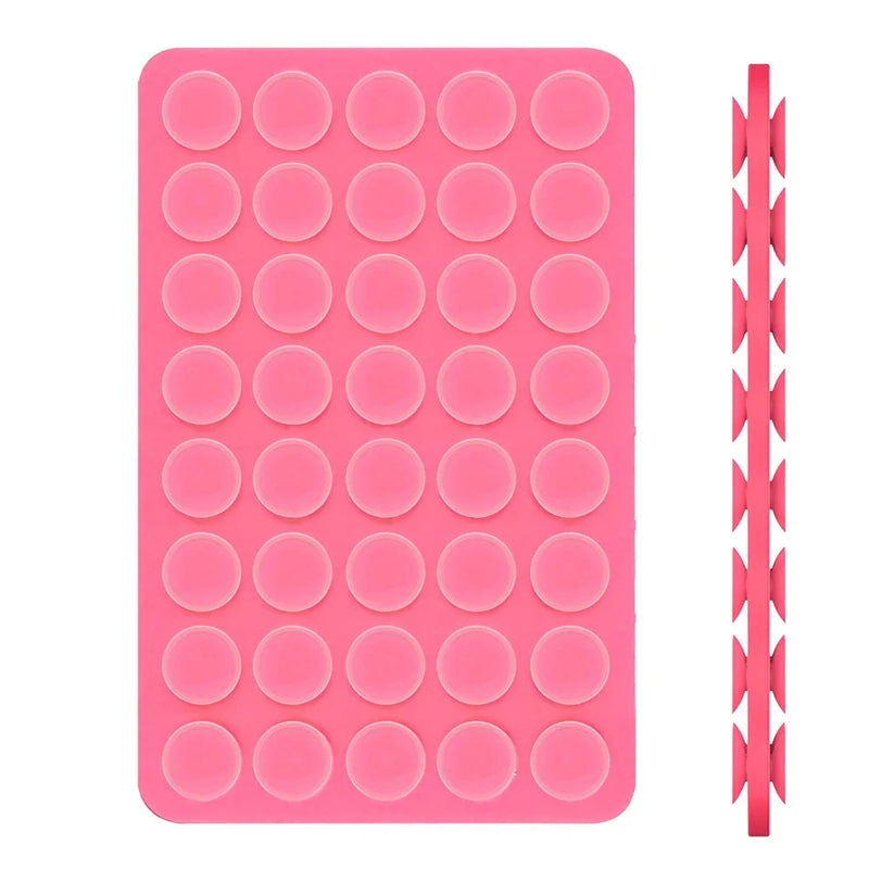 Double-Sided Silicone Suction Pad – Universal Mobile Phone Holder & Adhesive Grip