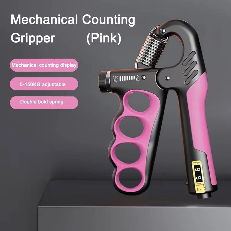 5-100kg Adjustable Grip Strengthener for Wrist & Hand, Fitness Recovery & Strength Training