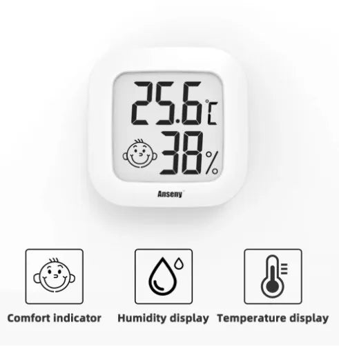 LCD Digital Thermometer Hygrometer Indoor Room Electronic Temperature and Humidity Meter Sensor