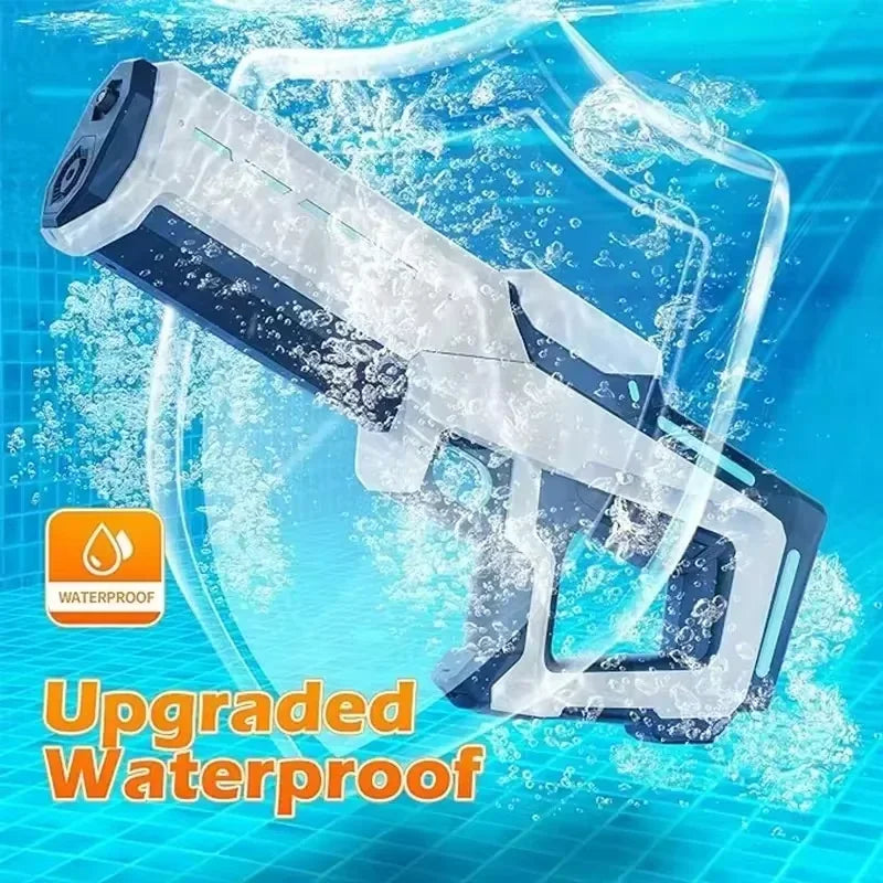 HIGH-PRESSURE ELECTRIC WATER GUN – AUTOMATIC WATER ABSORPTION, CONTINUOUS SPRAY, WATERPROOF DESIGN