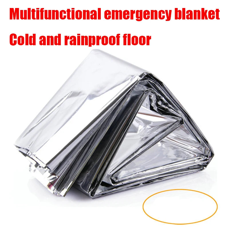 Emergency Thermal Blanket – Waterproof & Windproof Survival Foil Blanket for Camping, Hiking & First Aid