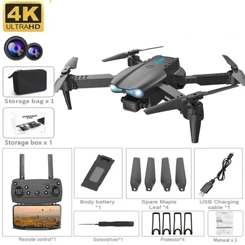 4K HD Aerial Photography Drone for Kids - Remote Control Aircraft with Camera