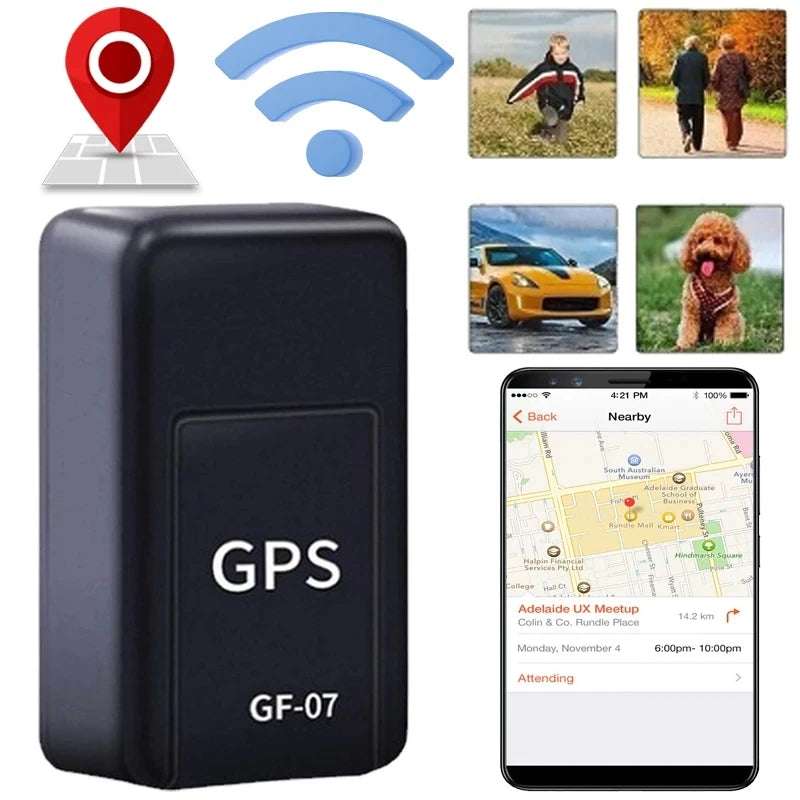 GPS Locator GF-07 Compact Vehicle Tracker – Precise Remote Positioning for Cars, Easy to Install