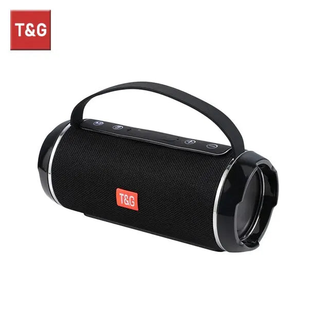 T&G TG116C Bluetooth Speaker – TWS Wireless, Waterproof, Portable Outdoor Subwoofer with 3D Stereo Sound