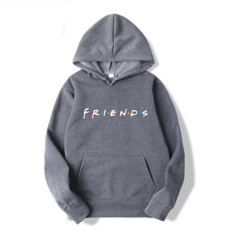 Unisex Friends Hoodie Sweatshirt – Casual Autumn & Winter Fashion