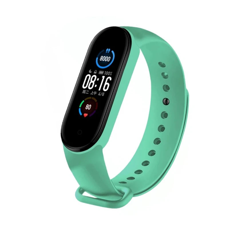 M6 Smart Watch Heart Rate & BP Monitor, Waterproof Sports Band for Men & Women, Fitness Tracker