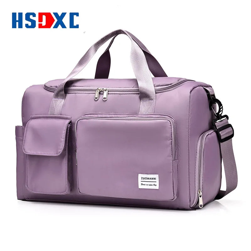 Waterproof Travel Bag Luggage Handbag for Women & Men | Large Capacity Nylon Sports Gym Bag