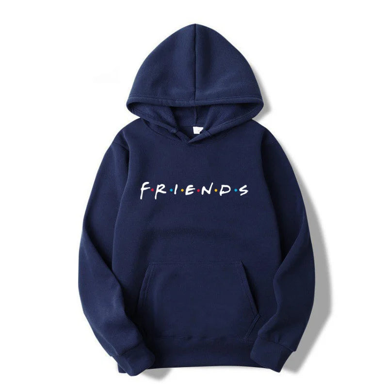 Unisex Friends Hoodie Sweatshirt – Casual Autumn & Winter Fashion