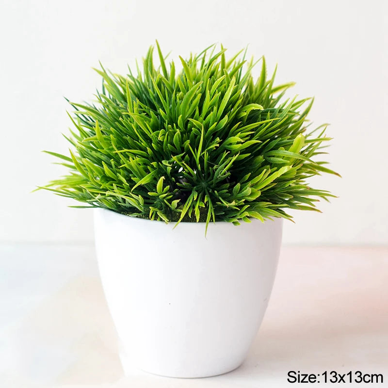 Artificial Bonsai Plant – Small Potted Fake Tree for Home, Table, Hotel, and Garden Decoration